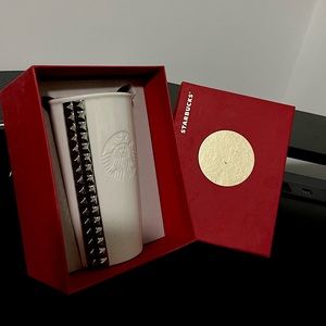 Limited edition design starbucks ceramic tumbler. Collectible item